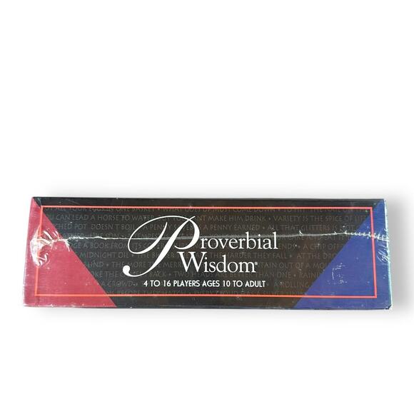 Proverbial Wisdom Bible Edition The Exciting Game of Proverbial Fun New Sealed - Picture 5 of 7